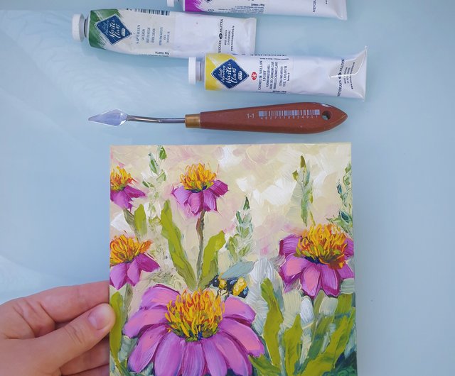 油絵 絵画 【藤の花ロード】 | HIROSHI1990