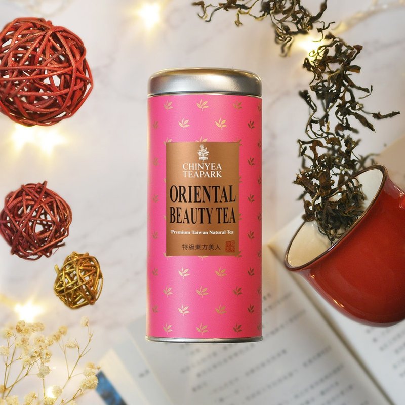 特級東方美人茶 - 台灣新竹自然栽培手採白毫烏龍茶 - 茶葉/茶包/水果茶 - 其他金屬 粉紅色