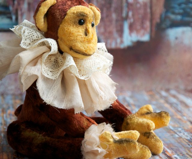 HOSUNG LITTLE MONKEY LOST 猿　ぬいぐるみ Little Monkey Lost Hosung Vintage Rare Soft Plush Toy
