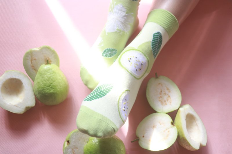 Mellowness | Health | Guava Socks - ถุงเท้า - ผ้าฝ้าย/ผ้าลินิน 