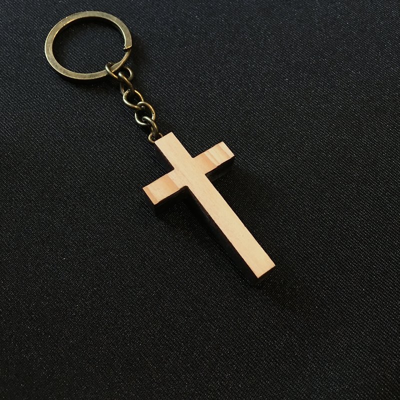 十字架 鑰匙圈 B - 鑰匙圈/鑰匙包 - 紙 白色