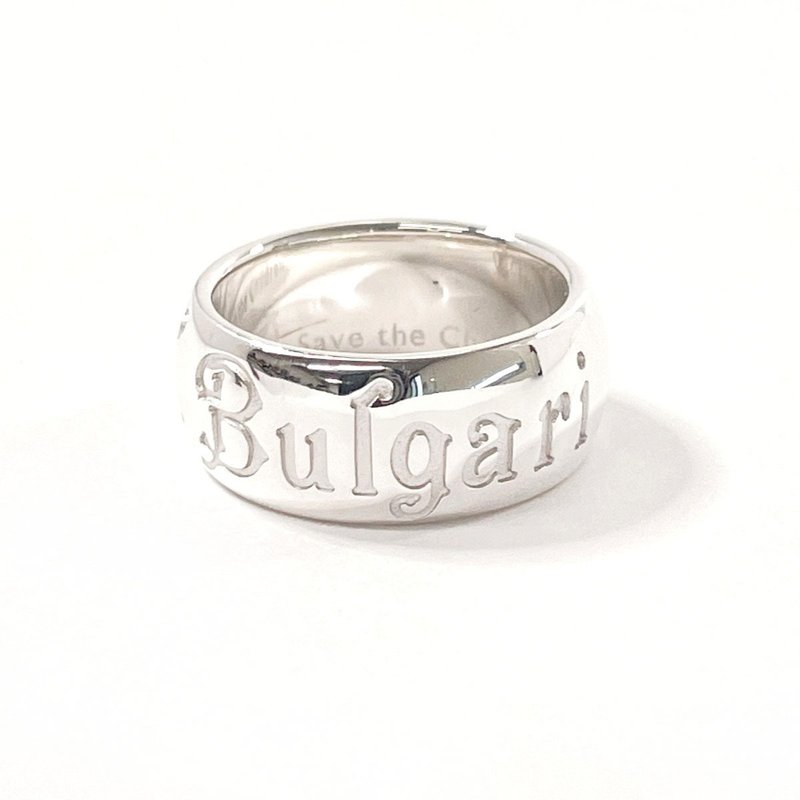 Size 9 BVLGARI Ring Save the Children Charity Silver 925 Size 50 Accessory Newly refinished - แหวนทั่วไป - เงินแท้ สีเงิน