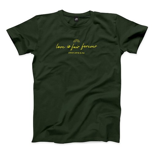 ViewFinder 愛平等 - 森林綠 - 中性版T恤