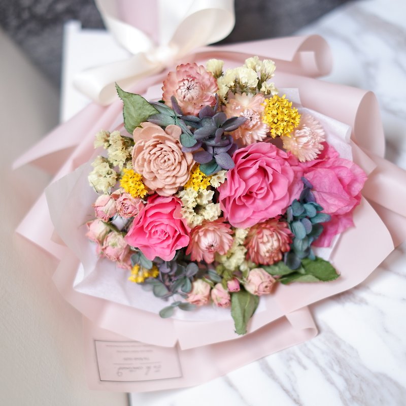 Unfinished | Confession of sweet flowers immortalized flowers dried flowers bouquets gift gifts confessions courtesy of marriage Valentine's Day spot - อื่นๆ - พืช/ดอกไม้ สึชมพู