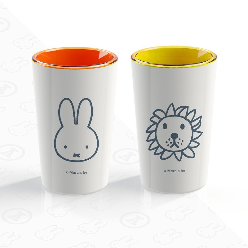 【Pinkoi x miffy】紅A A Double Wall Tumbler (Limited Edition) - Cups - Plastic Multicolor
