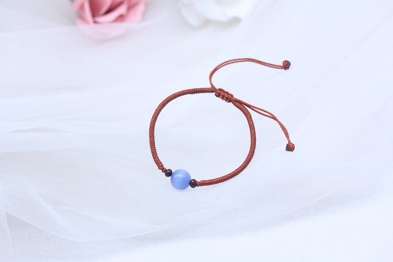 【Cat's Eye Stone】Bracelet Bracelet - Bracelets - Jade Blue