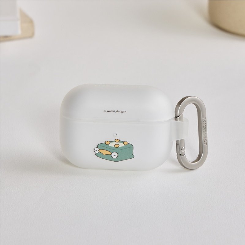 嗚比的朋友綠豆糕強悍防摔AirPods保護套 - AirPods/耳機保護套 - 塑膠 多色