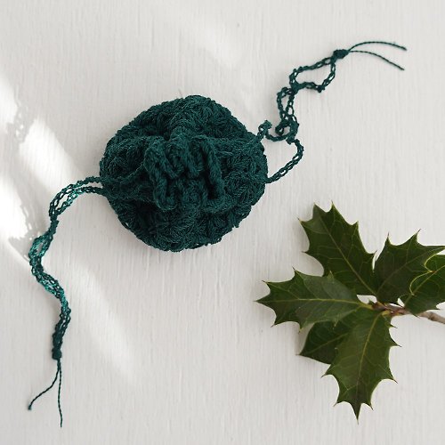 SHOP2155 Ba-ba handmade Crochet Drawstring mini-mini-mini bag No.KPPPR12