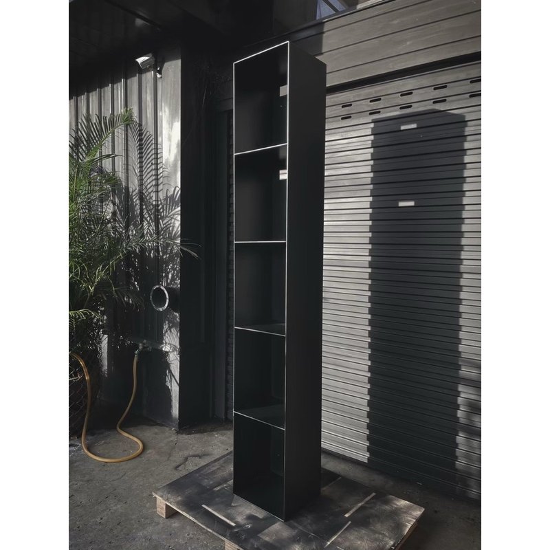 開放式酒櫃.物品櫃.藝術品櫃.櫥櫃.層板櫃.鐵櫃.茶櫃.書櫃.鞋櫃. - 衣櫃/鞋櫃 - 其他金屬 黑色