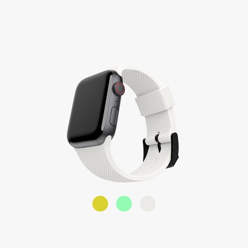 UAG U Apple Watch 38/40/41/42(S10)mm 舒適矽膠錶帶 綠/黃/白