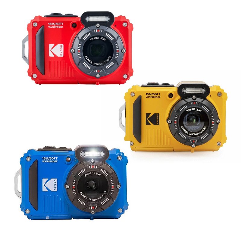 KODAK 柯達 PIXPRO數位相機 WPZ2 16MP 4倍光學變焦 防水數位相機 - 相機/拍立得/底片相機 - 防水材質 
