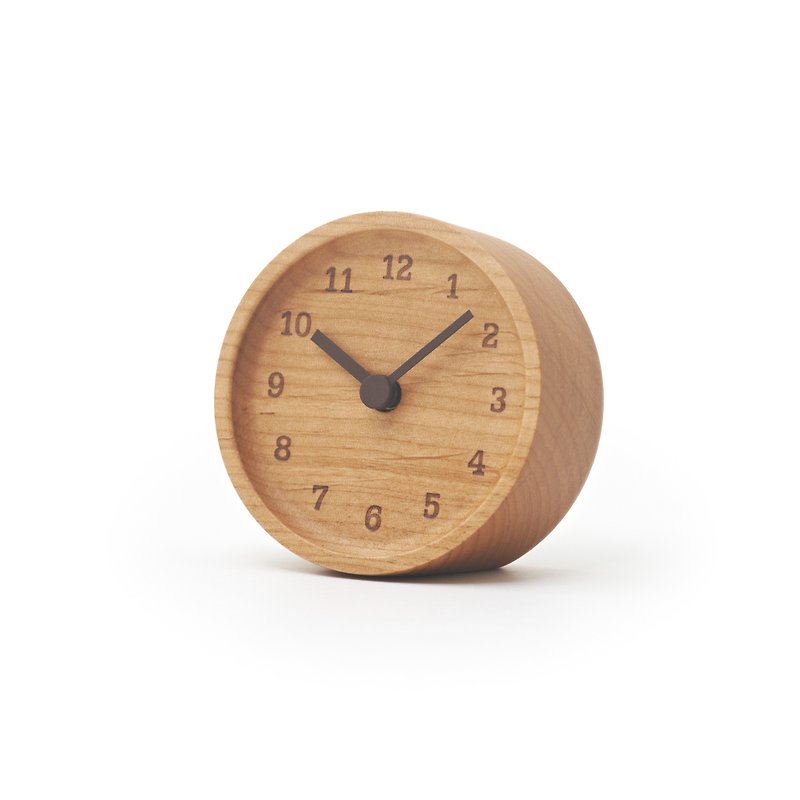 Lemnos Muku Clock - Alder - นาฬิกา - ไม้ สีนำ้ตาล