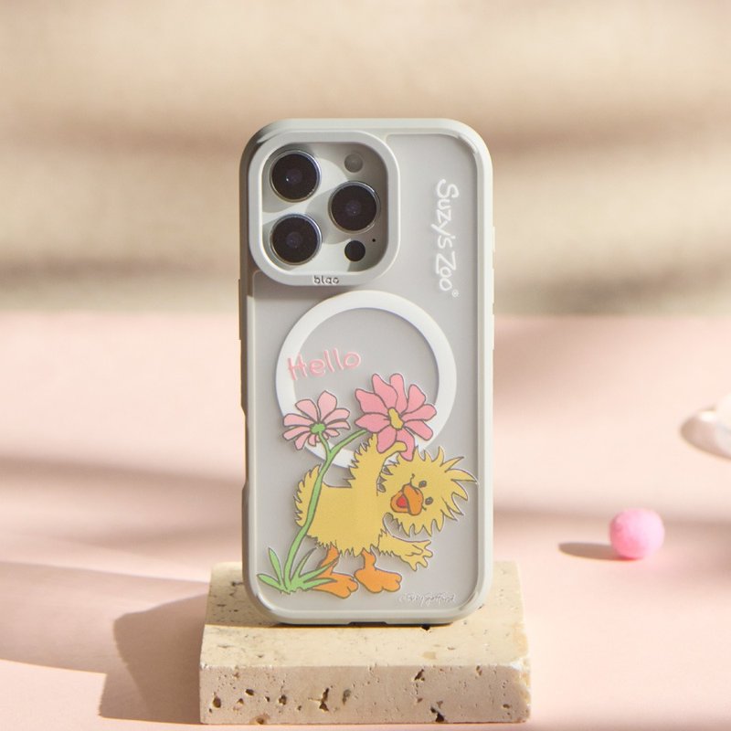 Suzy's Zoo花開你好極光霧透MagSafe iPhone手機殼 - 手機殼/手機套 - 塑膠 多色