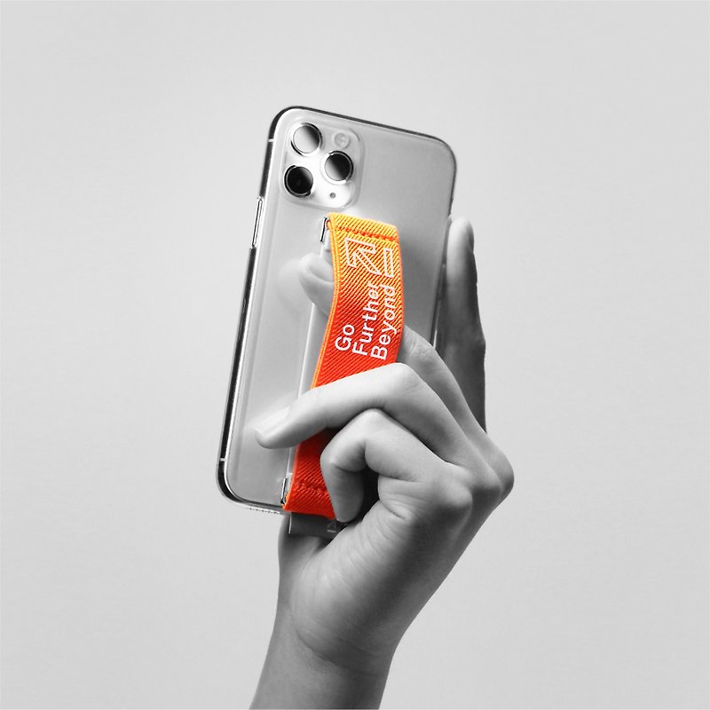 D-Strap 最舒服的手機帶【日落橙】 | 不再摔手機 iPhone 15 - 手機配件 - 其他人造纖維 橘色