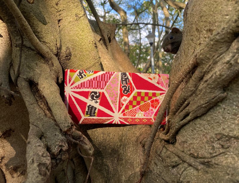 和風紅包袋 - 紅包袋/春聯 - 棉．麻 紅色