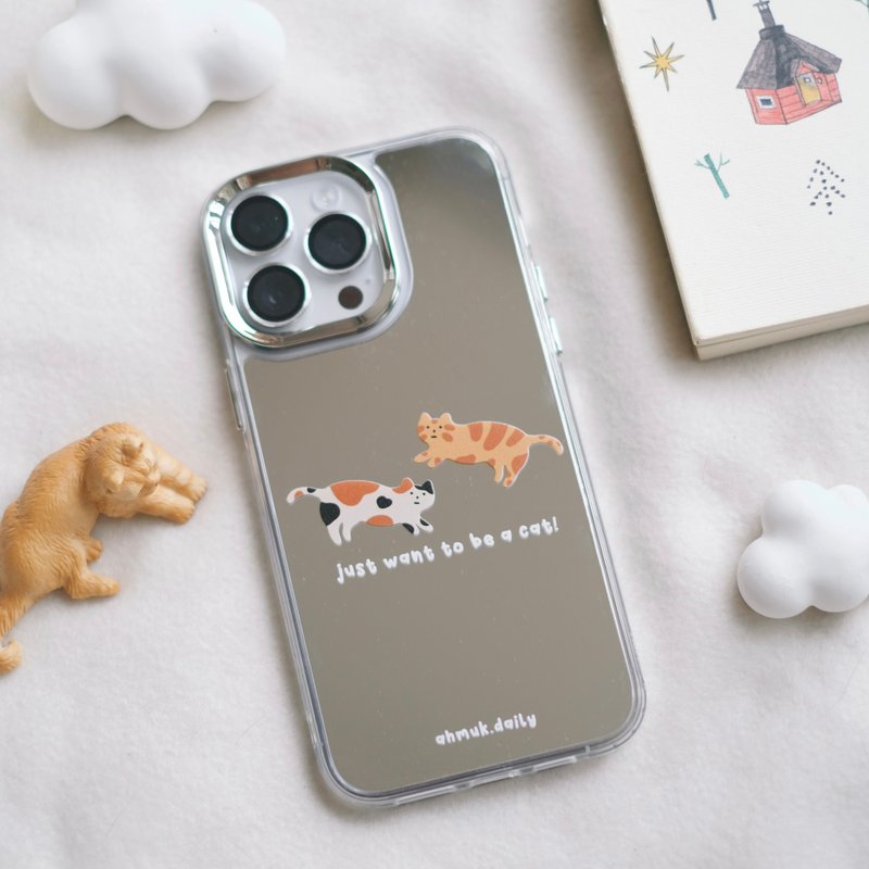 [Mirror] 6 cats to choose from! I just want to be a cat phone case/phone case | Amu’s daily life - เคส/ซองมือถือ - พลาสติก 