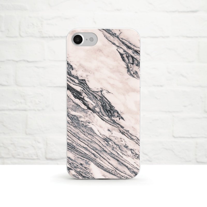 Marble, Clear Soft Case, iPhone11, Xs Max, Xr to iPhone SE/5, Samsung - Phone Cases - Silicone Gray