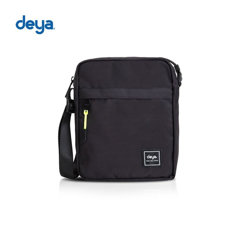 deya Simple極簡抗菌方包-沉穩黑 - 側背包/斜背包 - 聚酯纖維 黑色