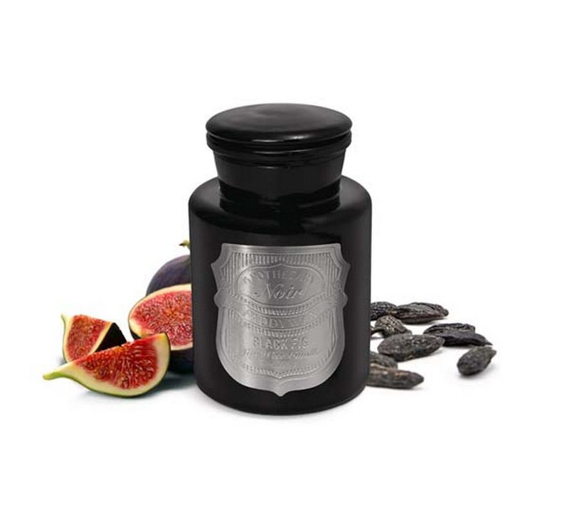 Paddywax Noir Black Fig Candle Fig Top Medicine Jar Scented Candle (8OZ) - เทียน/เชิงเทียน - วัสดุอื่นๆ หลากหลายสี