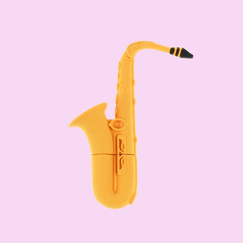 Creative gift saxophone shape flash drive 16GB 32GB - แฟรชไดรฟ์ - วัสดุอื่นๆ 