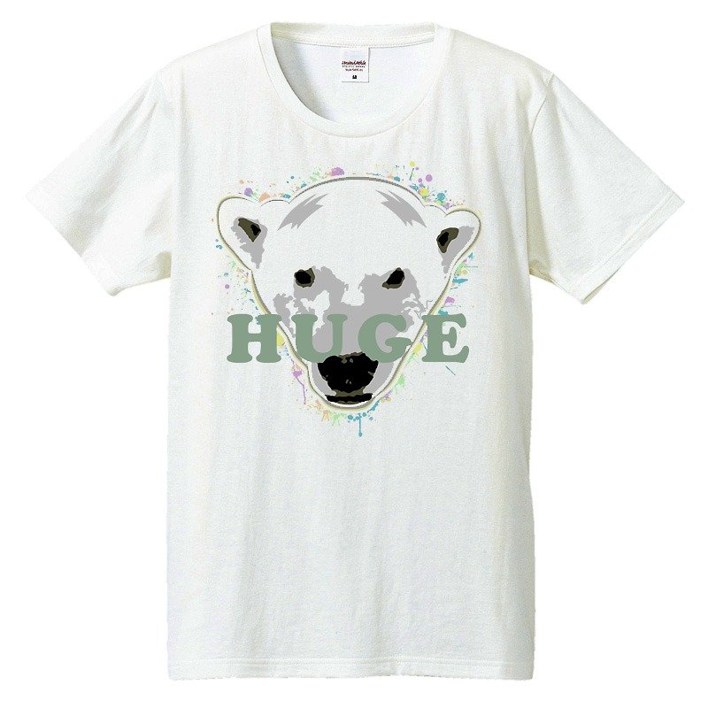 Tシャツ / HUGE - Tシャツ メンズ - コットン・麻 ホワイト