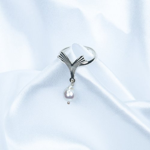 Agaric Garden 格勞克斯巴洛克珍珠戒指 Glaucus baroque pearl ring