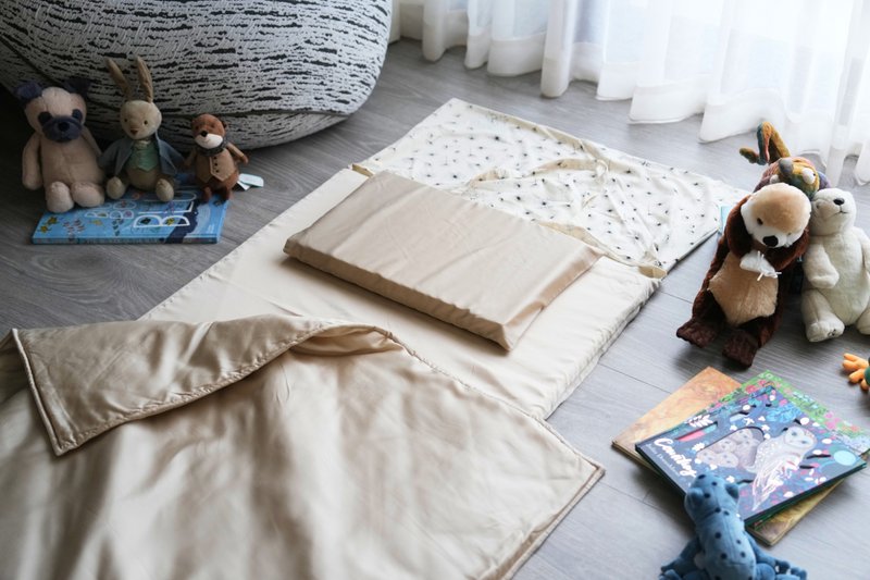 60 Tencel Children's Portable Nap Set - Beige - Dandelion(Single item order area - ผ้าปูที่นอน - วัสดุอื่นๆ 