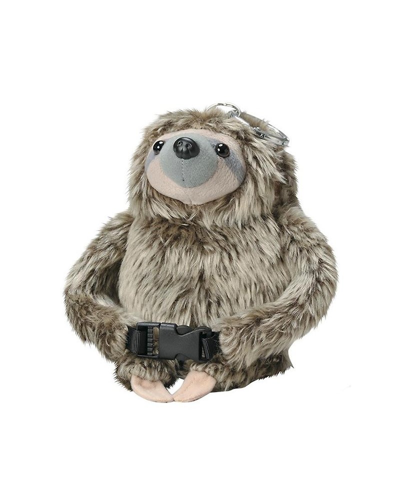 SUSS-Japan Magnets Super cute sloth style backpack storage bag / card holder / card holder - อื่นๆ - ผ้าฝ้าย/ผ้าลินิน สีนำ้ตาล