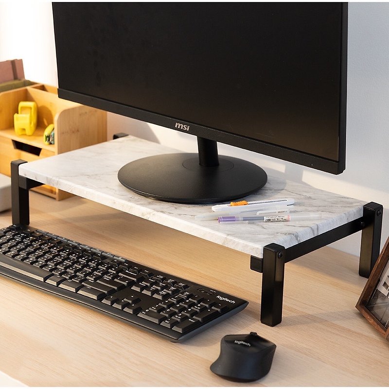 Side light industry multi-functional screen stand (two-color optional) computer shelf increase the main shelf keyboard shelf - Other Furniture - Other Metals 