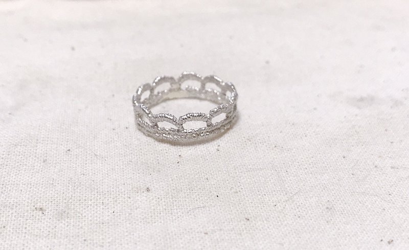 crown ring / crown ring - แหวนทั่วไป - โลหะ สีเงิน