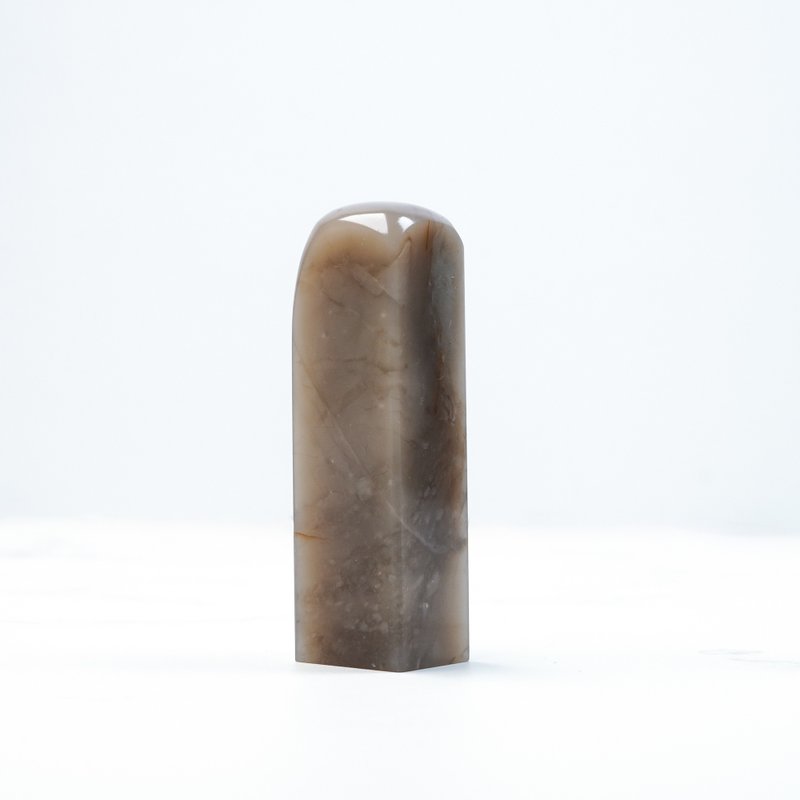 客製化手工印章-|老撾石 1.4x1.4 CM|手工篆刻印章 - 印章/印台 - 石頭 