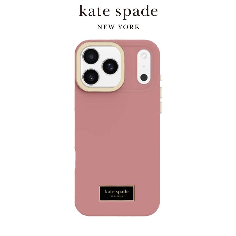 【kate spade】iPhone 17系列 磁吸精品防摔手機殼 沙丘玫瑰 - 手機殼/手機套 - 塑膠 