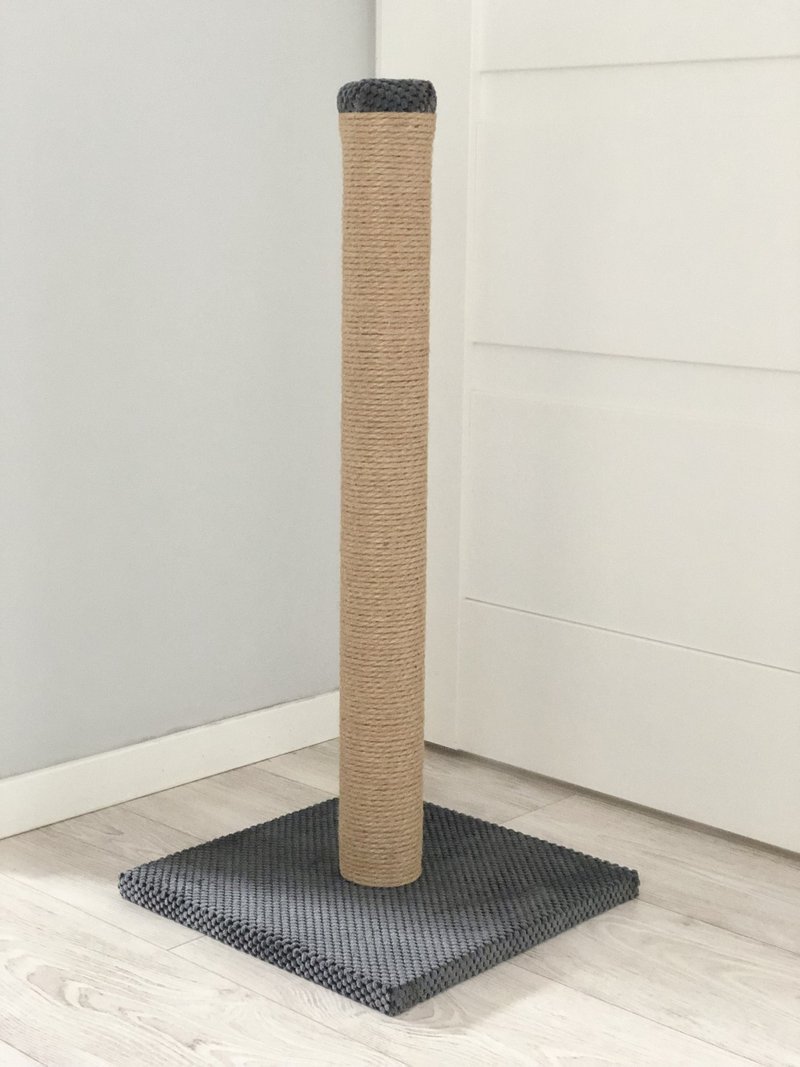 Cat Scratcher Stand, Healthy Scratching and Relaxation for Your Feline Friend - อุปกรณ์แมว - วัสดุอื่นๆ สีนำ้ตาล