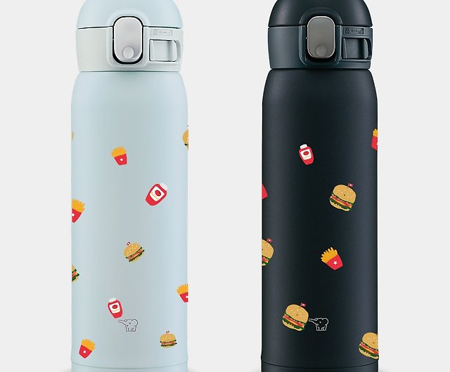 Burger fries tomato sauce fast food like India Stainless Steel thermos cup  thermos accompanying cup PU048 - Shop PIXO.STYLE Vacuum Flasks - Pinkoi