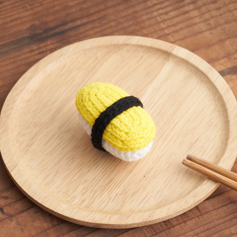 pom pom sushi 針織壽司【玉子】 - 貓/狗玩具 - 聚酯纖維 