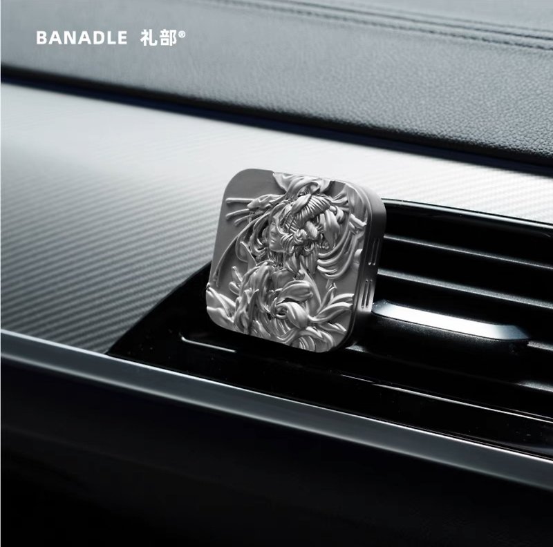 BANADLE Swiss natural essential oil car fragrance tablet set comes with two fragrance tablets - Fragrances - Essential Oils Silver
