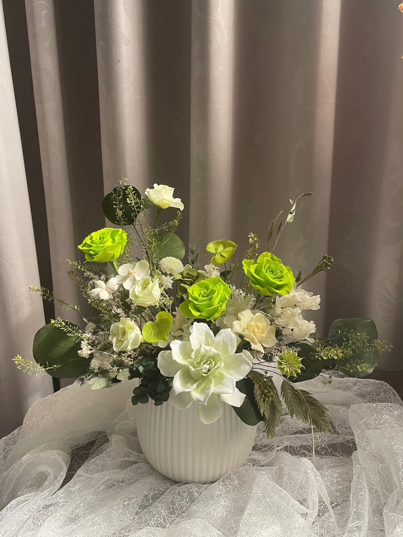 【花訴花藝】夏日清風永生花禮/開幕花禮/升遷花禮/祝賀花禮 - 乾燥花/永生花 - 植物．花 多色