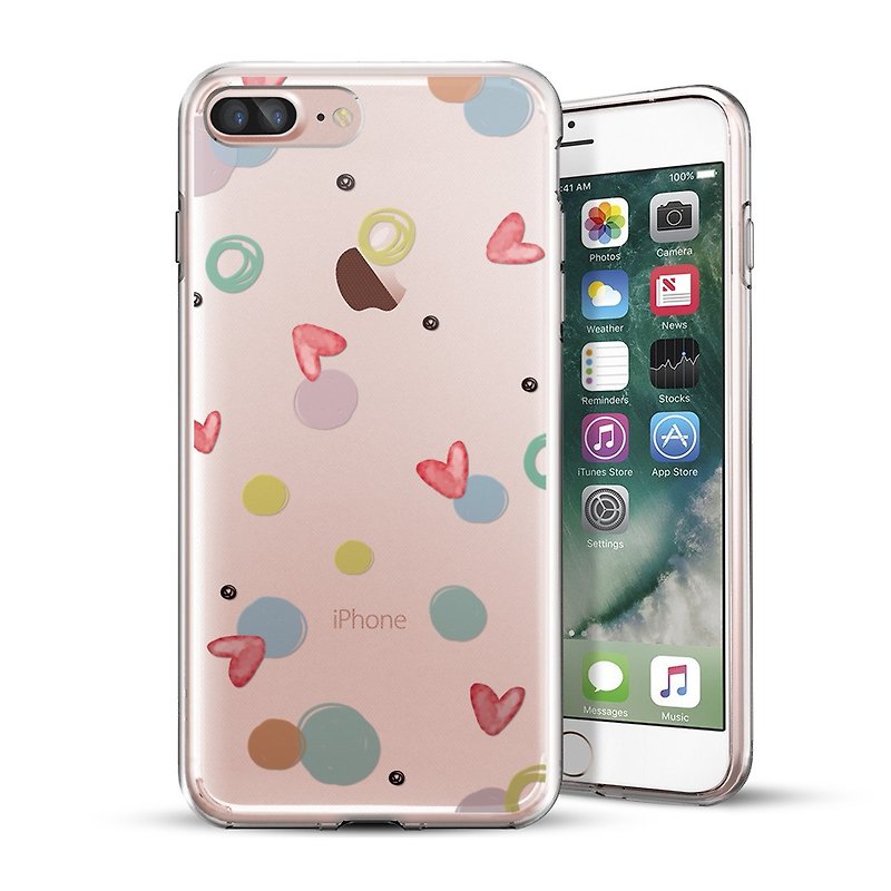 AppleWork iPhone 6 / 6S / 7/8 Original Design Case - Heart CHIP-062 - Phone Cases - Plastic Multicolor