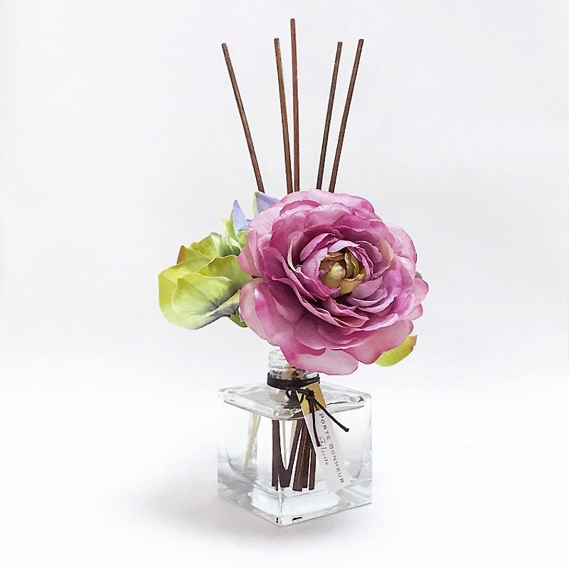 日本美術研究所Poser Fragrance Floral  -  03幸せ - アロマ・線香 - ガラス ピンク