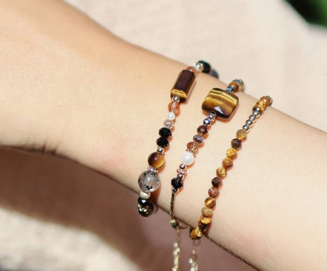 Tiger Eye hotsell 14k gold fill bracelet