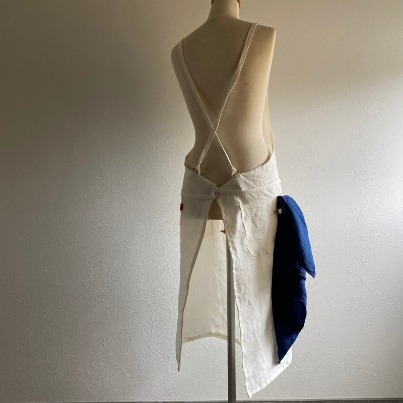 linen apron - 圍裙 - 棉．麻 多色