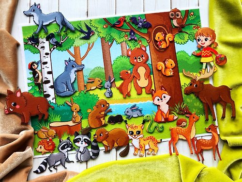 Happy Toy House We study Forest animals, Home game,兒童玩具 ,益智玩具,Best first choice for kids gift