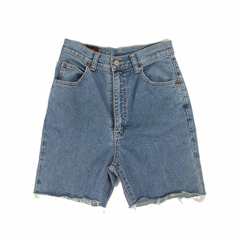 Tsubasa.Y vintage blue lee003, denim shorts, tannin shorts - กางเกงขายาว - วัสดุอื่นๆ 