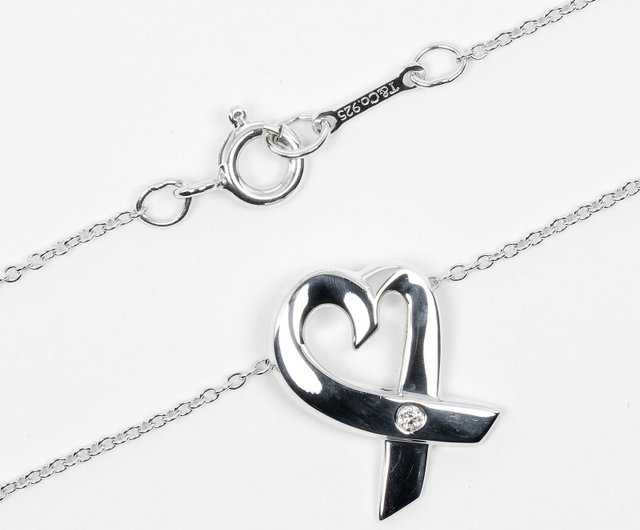 日本直送】ティファニー TIFFANY&Co. ラビングハート ネックレス