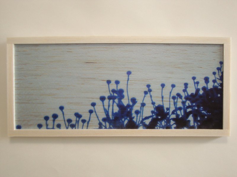 blue scene - ウォールデコ・壁紙 - 木製 ブルー