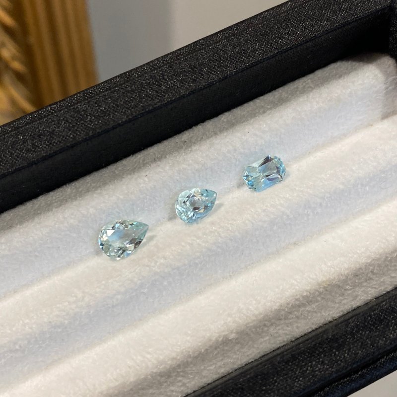 【裸石】海藍寶石 Aquamarine LAQ36//LAQ50/LAQ52 - 項鍊 - 寶石 藍色