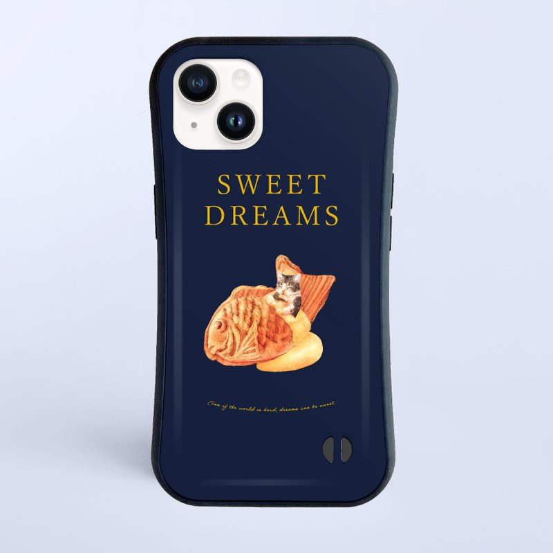 Shockproof Grip iPhone Case/ SWEET DREAMS - เคส/ซองมือถือ - พลาสติก ขาว