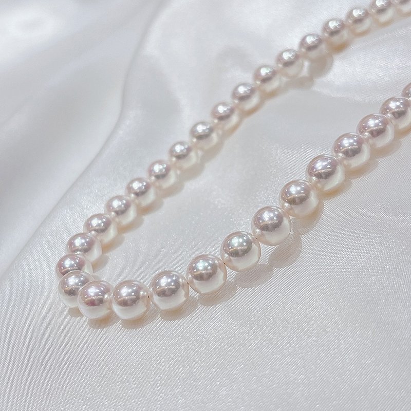 Goddess Pearl Necklace (with genuine scientific research certificate) - สร้อยคอ - ไข่มุก 