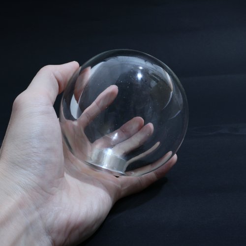 透明ガラス玉-新中手作りガラス - ショップ C.C.C. Glass Works