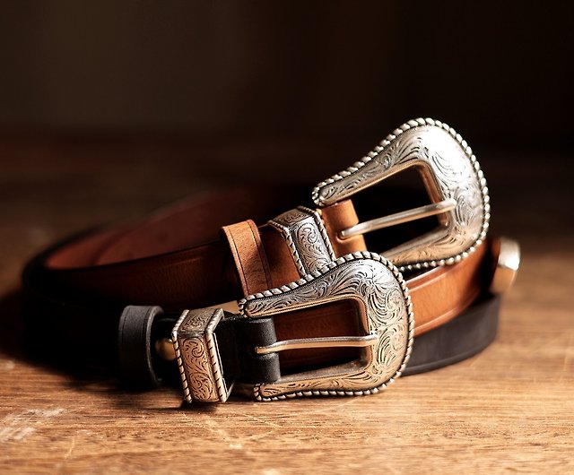 Double Tongue Copper Buckle Belts – Whiskey Leatherworks